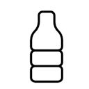 Image of a plastic bottle icon